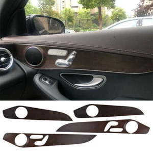 Para Mercedes-Benz GLC 2016 2017-2021 grano de madera de roble borde de panel de puerta interior - Imagen 1 de 8