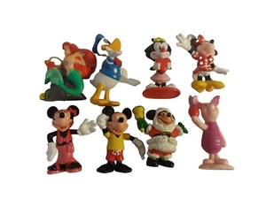 Lot of 8 Disney Mickey Mouse Minnie Mermaid 2-3" PVC Toy Figures 80-90s Applause - Picture 1 of 9