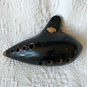 Guido Bondi Argilla Ocarina Flauto Strumento Ceramica Patate Dolci Redware Vintage - Foto 1 di 7