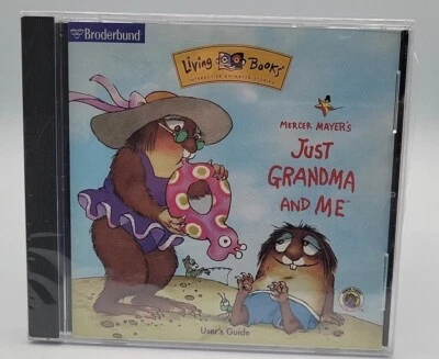 Mercer Mayer Little Critter Just Grandma & Me Living Books 1997 CDROM NEW - Image 1 of 4