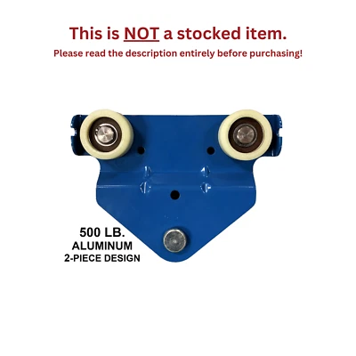 GORBEL CARRELLO A BINARIO CHIUSO - ALLUMINIO - 500 LIBBRE - DESIGN 2 PEZZI - Immagine 1 di 4