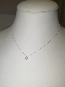 Girocollo in oro bianco 18Kt con diamanti naturali B-CIOIMAGINE-T - Bild 1 von 1