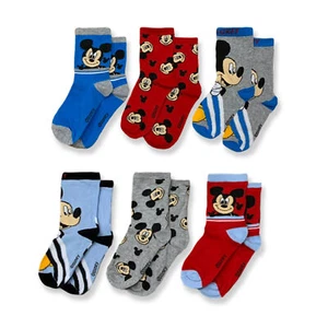 Calzini Disney Mickey Mouse Topolino set 3 Paia in cotone per bambino 3311 - Picture 1 of 3