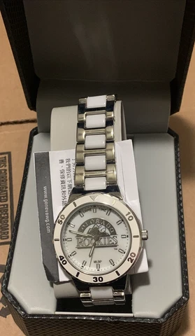 Colorado Rockies Womens Pearl Watch - New In Box -MLB - Game Time Cover