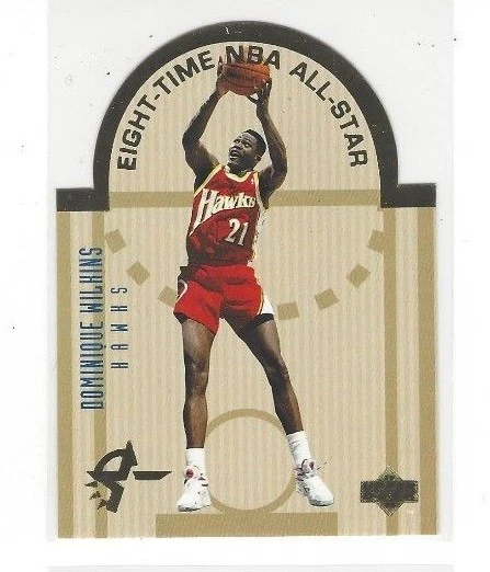1993-94 UPPER DECK SE BASKETBALL DIE CUT ALL-STARS EAST / WEST INSERT SINGLES - Image 1 of 1