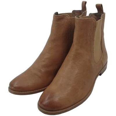 Botines Frye Anna Chelsea Camel Talla 7.5 Cuero Tostado Pull On Clásicos Boho Foto 1 de 4