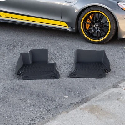 Juego de bandeja alfombrilla delantera para todas las estaciones Mercedes C300 C43 C63s AMG OEM Foto 1 de 4