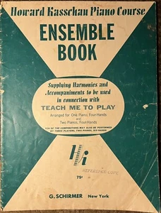 Libro conjunto de cursos de piano Howard Kasschau (1959 G. Schirmer Inc.) - Imagen 1 de 4