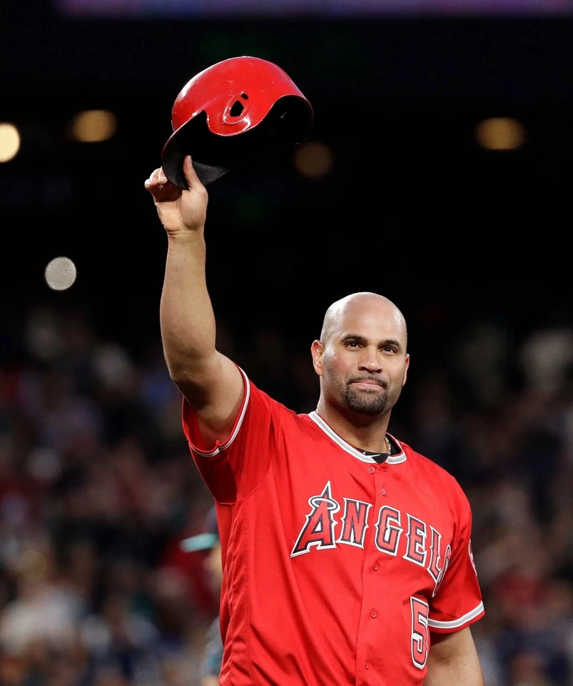 Foto 8x10 de los Angeles Angels Albert Pujols MLB impresión de béisbol Foto 1 de 1