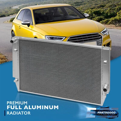 For 15-19 Volkswagen Golf R VW GTI MK7 2.0T TSI M/T 2 Row Core Aluminum Radiator Foto 1 de 4