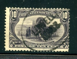 USA 290 USATO CON ""MASSA BASSA"" CIRCOLARE ANNULLARE - Foto 1 di 1