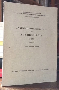Cesare D'onofrio Annuario Bibliografico di Archeologia 1956 (anno V) - Picture 1 of 1