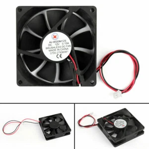 DC Brushless Cooling PC Computer Fan 12V 8020s 80x80x20mm 0.15A 2 Pin Wire/AU - Photo 1/9