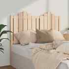 Bed Headboard 126X4x110 Cm Solid Wood Pine