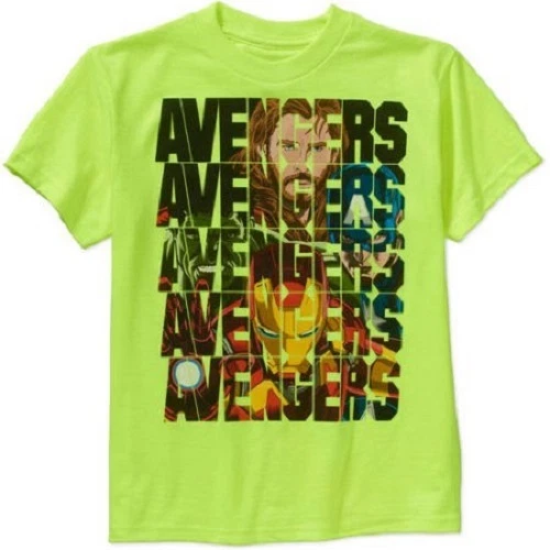 Marvel Avengers Boys T-Shirt Top Various Sizes   NWT - Image 1 of 1