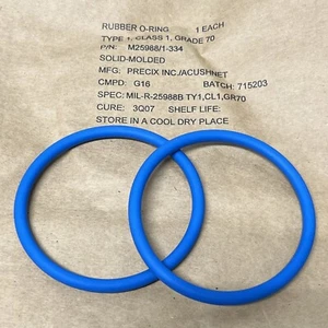 PRECIX ~ M25988/1-334 ~ O-RING (LOT OF 2) - Picture 1 of 2