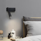 Swivel LED Reading Wall Sconce Light Fixture Adjustable Bedside Lamp Switch Bar
