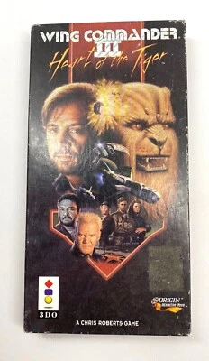 WING COMMANDER III Heart Of Tiger Panasonic 3DO Long Box  - Image 1 of 4
