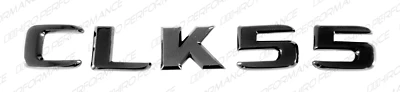 Nuevas letras con logotipo de tapa de maletero con emblema negro brillante para Mercedes-Benz CLK55 AMG C208 Foto 1 de 4