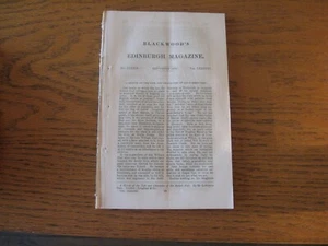 1860 Blackwood's, G.H. Lewes, Oliphant, King Arthur, Aytoun, Battle of Milazzo - Picture 1 of 2