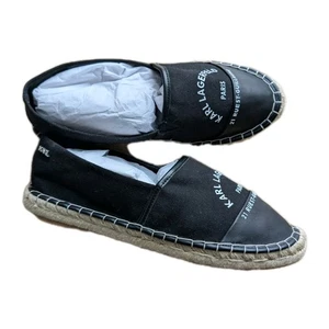 Karl Lagerfeld Kamini Slip On Espadrilles, Schwarz, Größe 40 - Bild 1 von 12