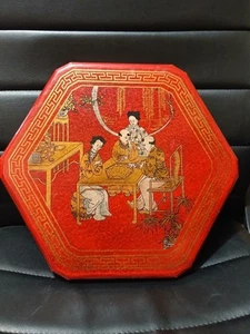 Classic Chinese Checkers Halma Board Game Set with Storage, 12.6" Wooden Board - Picture 1 of 10