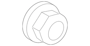 Genuine Mitsubishi Axle Nut MB515403 - Bild 1 von 2