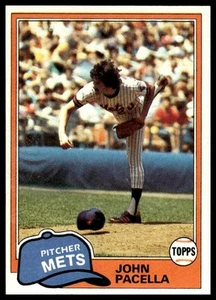 1981 Topps #414 John Pacella RC New York Mets NM+ - Bild 1 von 2