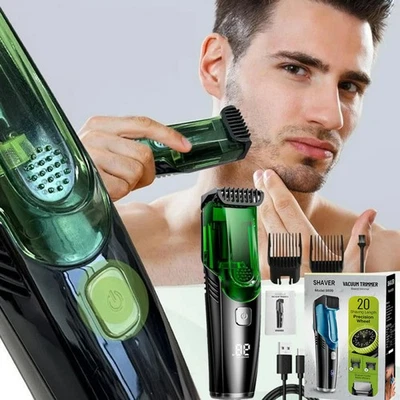 Cortadora de pelo profesional al vacío recortadora de barba recortadora afeitadora pantalla LED DE - Imagen 1 de 4