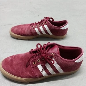 Adidas Men's Seeley B27790 Red Casual Shoes Sneakers Size 12 Skateboarding - Picture 1 of 12