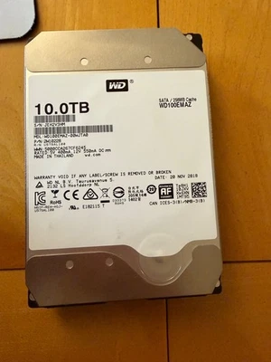 WD100EMAZ 5400rpm SATA Western Digital 10TB HDD- disk info attached. - Image 1 of 2