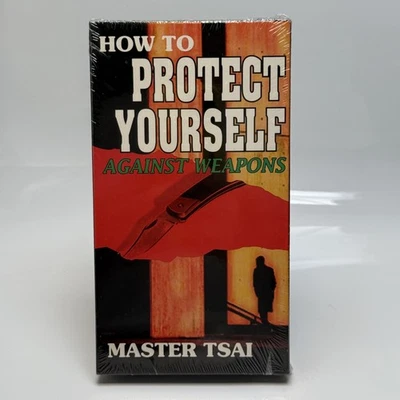 How To Protect Yourself Against Weapons VHS Sealed Master Tsai Martial Arts Self - Image 1 of 4