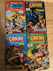 CONAN the Barbarian Vol. 1,2,4,5 Lot Thomas & Barry Smith 1978 paperback Comic - Foto 1 di 9