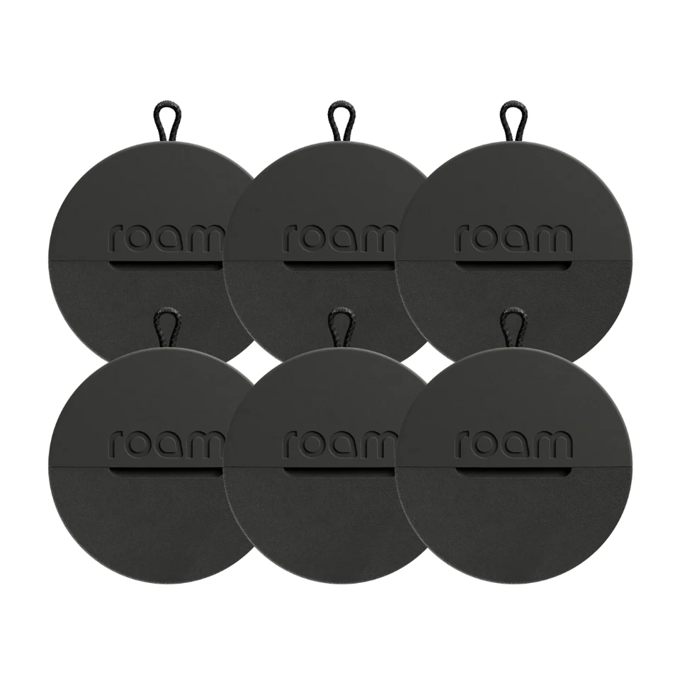 Roam Smart Tracker Negro (Paquete de 6) - Nuevo - Imagen 1 de 1