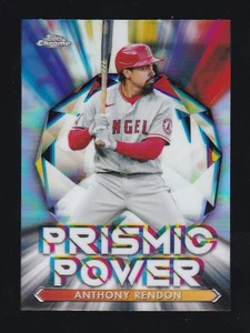 2021 Topps Chrome #PP-15 ANTHONY RENDON Los Angeles Angels PRISMIC POWER Insert - Picture 1 of 2