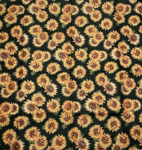 Sunflowers Kensington Studios Quilting Treasures 1.17 yds X 42 Inches Wide - Picture 1 of 4