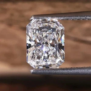 3,00 ct Radiant Cut natürliche D Farbe lose im Labor gezüchteter Diamant VVS1 zertifiziert F124 - Bild 1 von 12