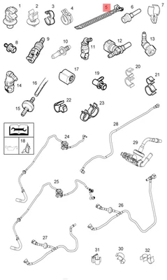1x Original GM/Opel 90381846 Retaining Strap, Turbocharger 120mm Astra F Corsa B - Image 1 of 4