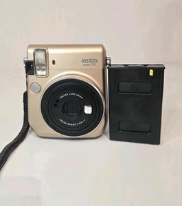 Fujifilm Instax Mini 70 Instant Camera Gold Limited Edition Working - Picture 1 of 8