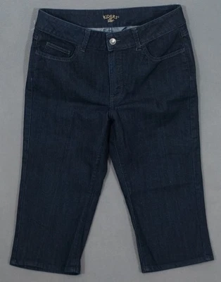 UJ13456 * * 李 * * 骑手卡普里,裁剪女式牛仔裤,尺寸 12M — 第 1/4 张图片