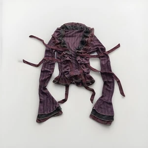 Blusa Top Gótica Opio Bebé Sexy Malla Avanguardia Japonesa Mujer Pequeña Rara  - Imagen 1 de 9