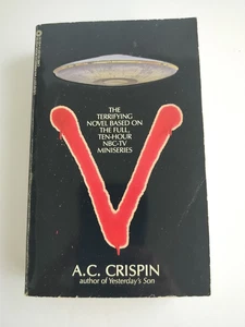 V the novel by A.C. Crispin Pinnacle 1984 PB 1ST Edition Very Good - Picture 1 of 8