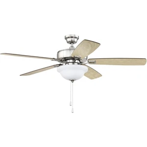 Craftmade TCE52BNK5C1-C Twist N Click Indoor Ceiling Fan Brushed Polished Nickel - Picture 1 of 1