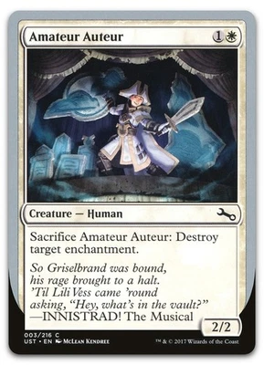 Amateur Auteur (B) #3 (NM) Unstable UST Magic MTG - Image 1 of 2