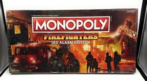 Monopoly Firefighters 3a edizione allarme NUOVO SIGILLATO 6 gettoni personalizzati Pierce Dalmat - Foto 1 di 5