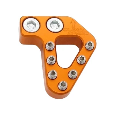Clean Speed Far Brake Pedal Pad Orange For KTM 300 XC-W Six Days 2014-2016 Foto 1 de 2