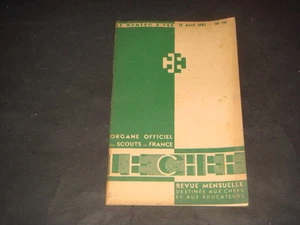 Revue Scout : SCOUTS DE FRANCE LE CHEF N°141 du 15 Avril 1937 - Picture 1 of 1
