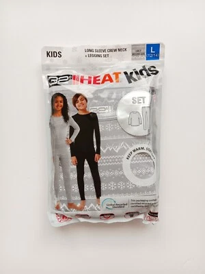 Nuevo 32 Degrees Heat Niños Manga Larga Cuello Redondo y Leggings Conjunto Capa Base Talla M, L Foto 1 de 4