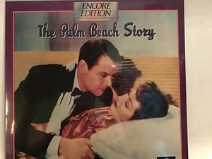 THE PALM BEACH STORY *CLAUDETTE COLBERT * LASERDISC * SEALED - Picture 1 of 2