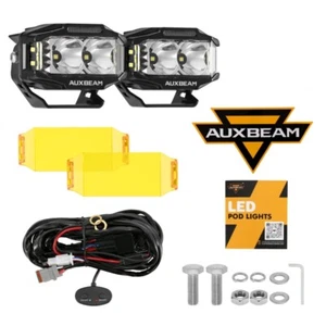 AUXBEAM 2.5" Inch LED Lights Pods OffRoad Driving Combo Work Light Fog Lamp UTV - Picture 1 of 12